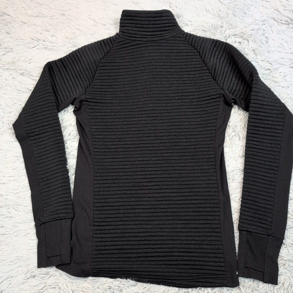 Brooks Sweatshirt Womens S Black Pockets Athletic Running Alaska Gorpcore - Picture 2 of 10